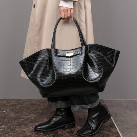 PU Leather Casual Tote Handbag - Shop women's fashion handbags